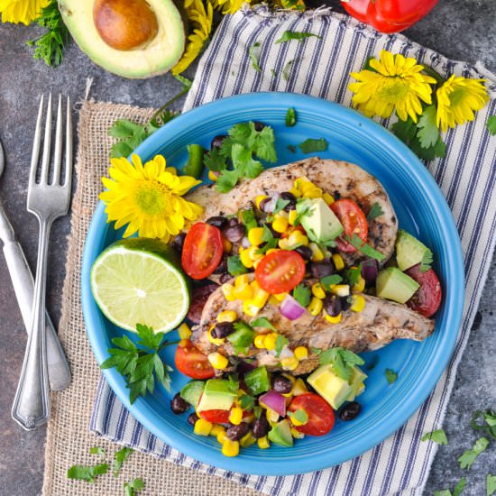 10-Minute Cowboy Caviar Chicken