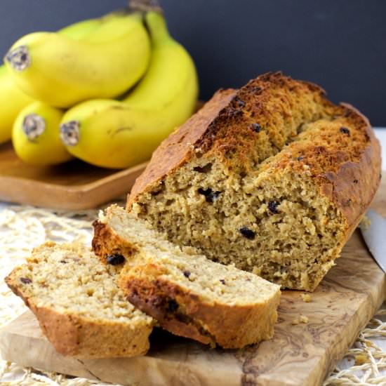 Banana, blueberry and yogurt Bread