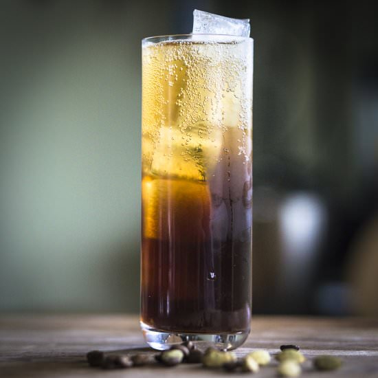 Citrus Cardamom Coffee Spritzer