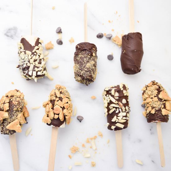 Frozen Chocolate Bananas