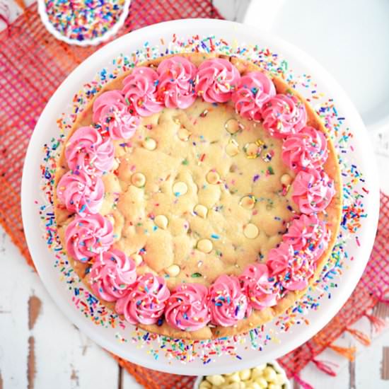 Confetti Cookie Cake