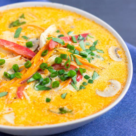 Coconut Curry Chicken Soup