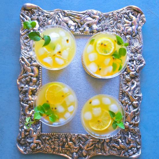 Passionfruit and Mint Sangria