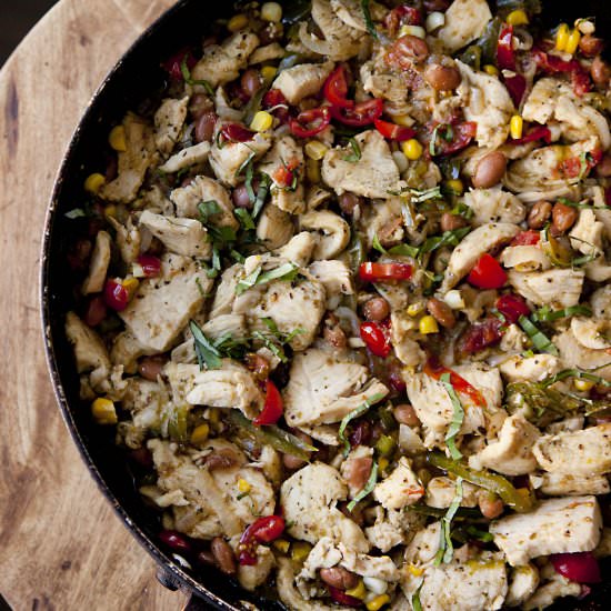 Skillet Chicken Fajitas
