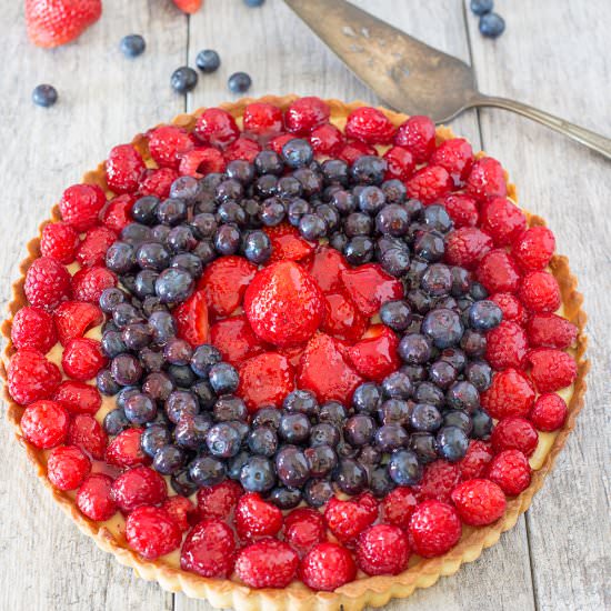 Triple Berry Tart