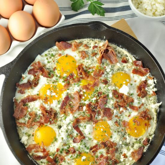 Herbed Bacon and Egg Skillet
