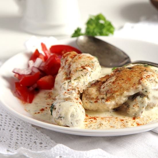 Chicken in Cream Sauce