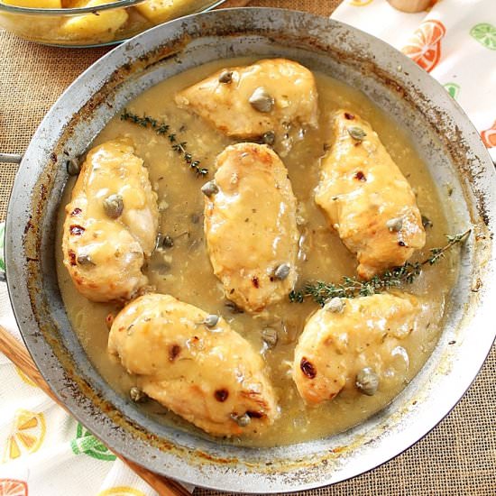 Lemon Chicken with Capers