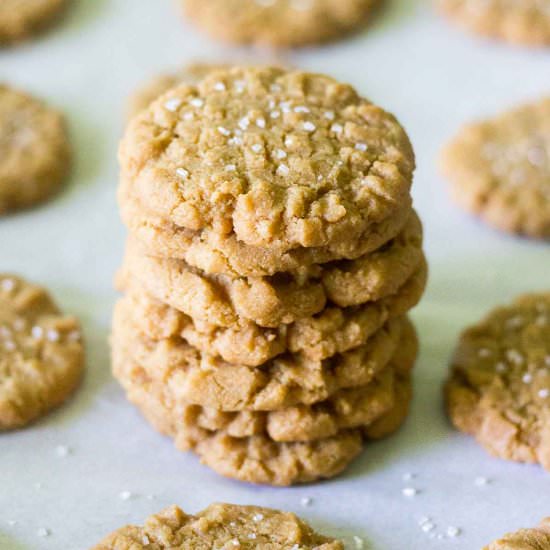 Flourless Peanut Butter Cookies