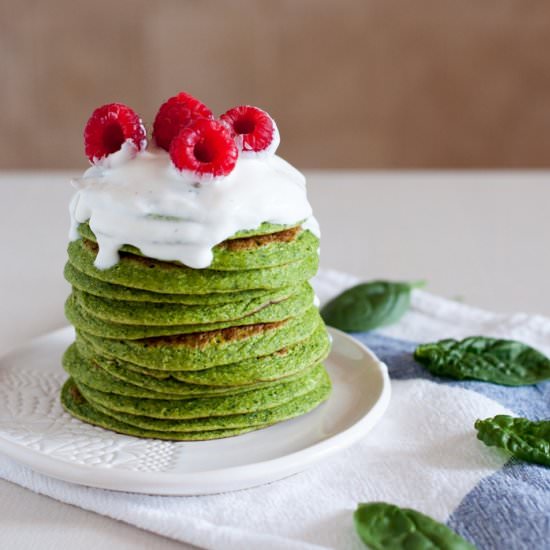 Sweet Spinach Pancakes