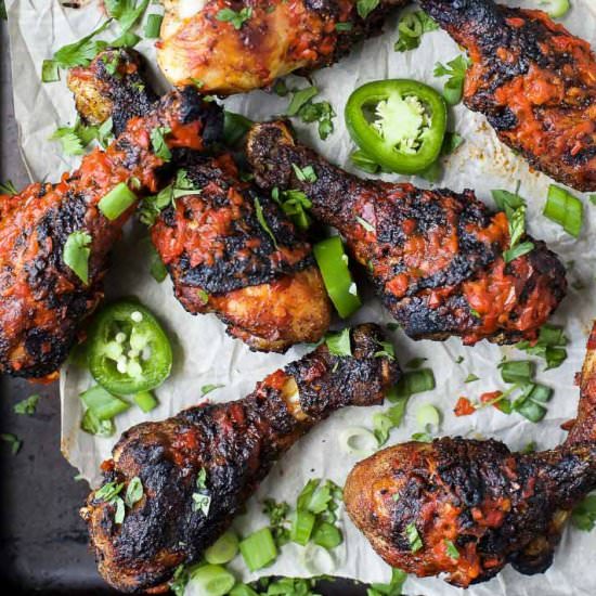 Moroccan Harissa Grilled Chicken