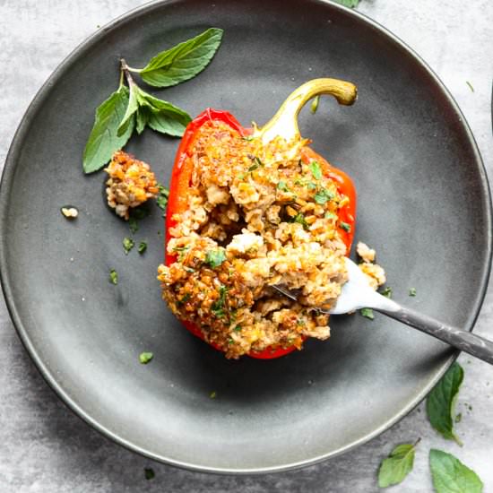 Moroccan Style Stuffed Peppers