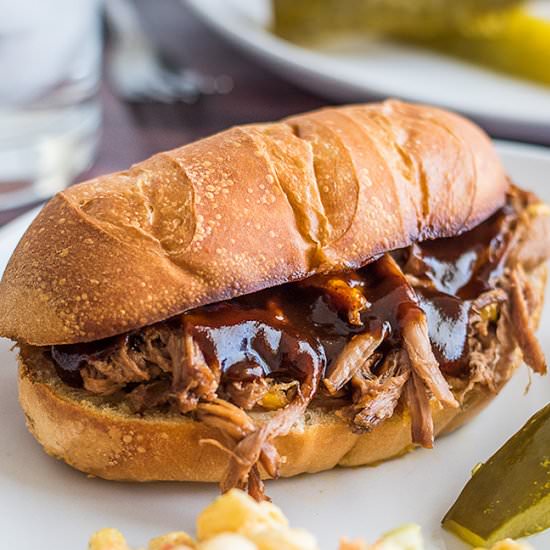 Slow Cooker Tri-Tip Sandwiches