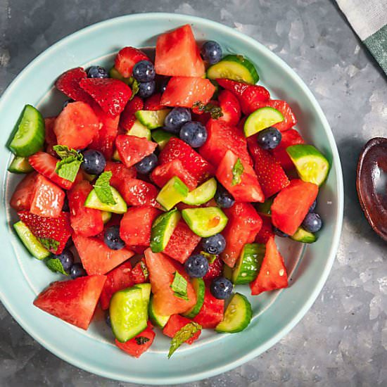 Hydrating Honey & Mint Fruit Salad