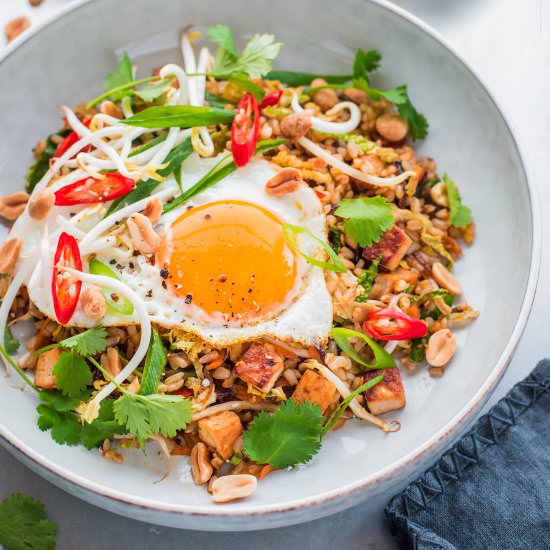 Brown Rice Nasi Goreng & Crisp Tofu