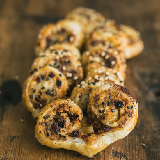 Lentil Palmiers