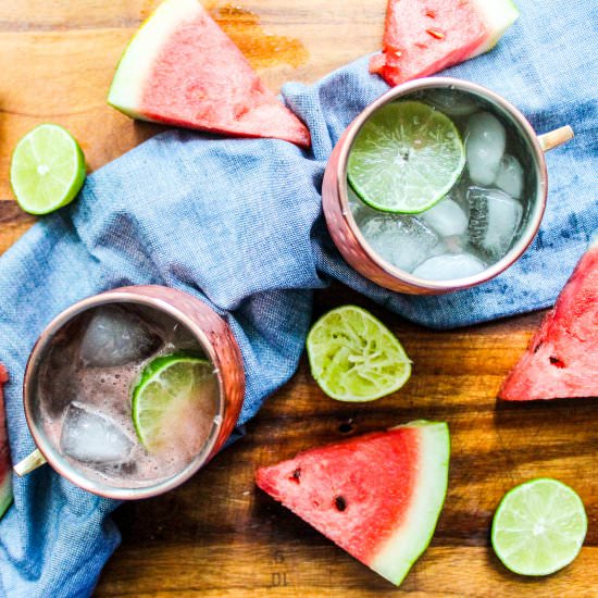 Watermelon Moscow Mules