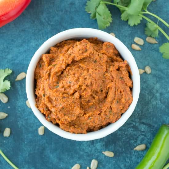 Spicy Chipotle Sunflower Seed Salsa