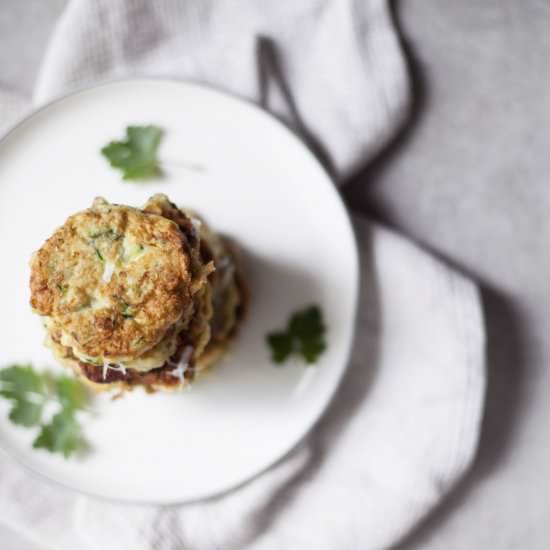 ZUCCHINI FRITTERS