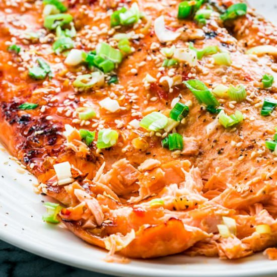 Asian Glazed Salmon in Foil