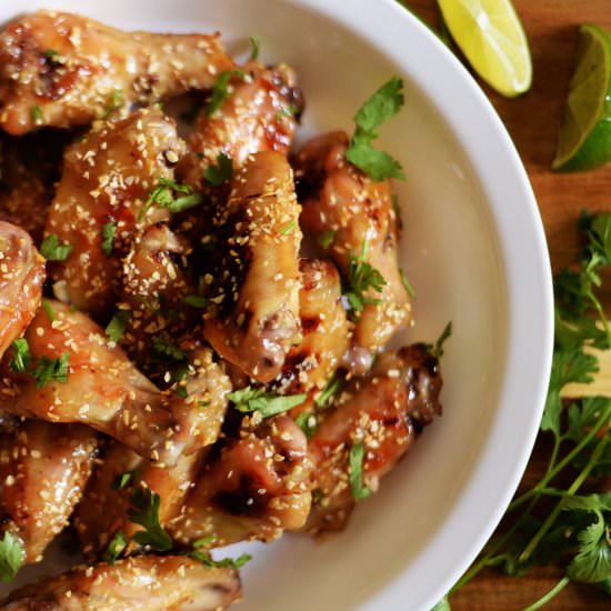 Vietnamese style grilled wings