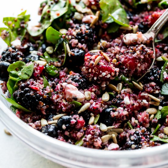 Fresh Berry Quinoa Salad