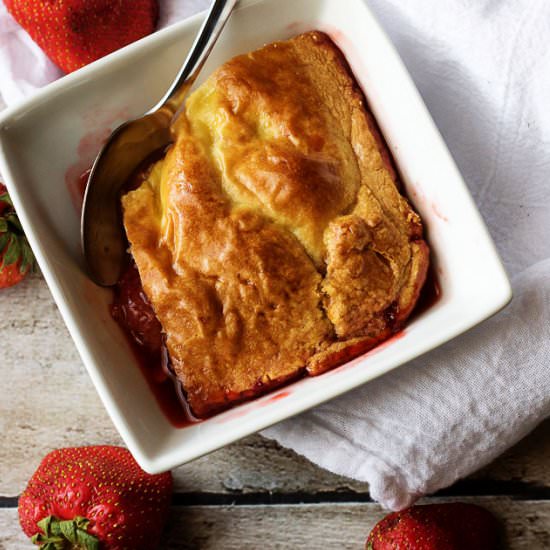 Summer Strawberry Cobbler