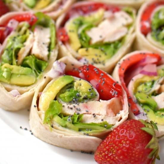 Strawberry Pinwheels