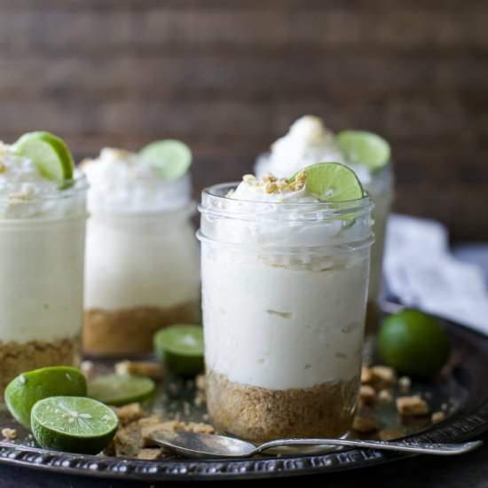 No Bake Key Lime Cheesecake