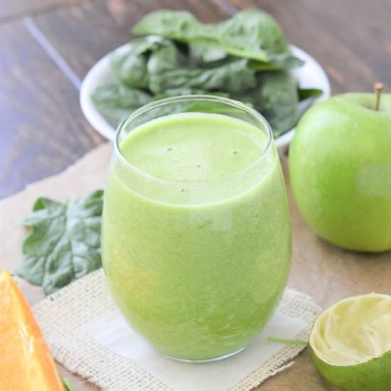 The Best Spinach Apple Smoothie