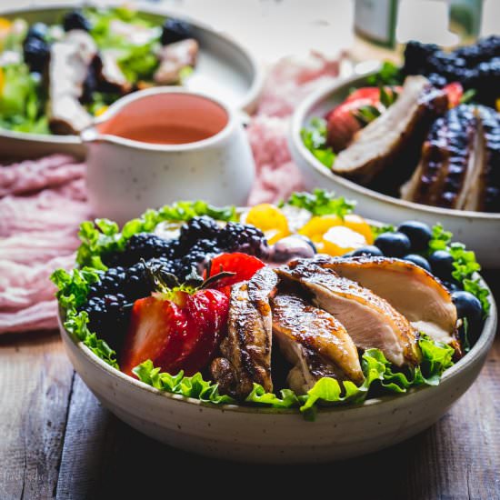 Balsamic Strawberry Chicken Salad