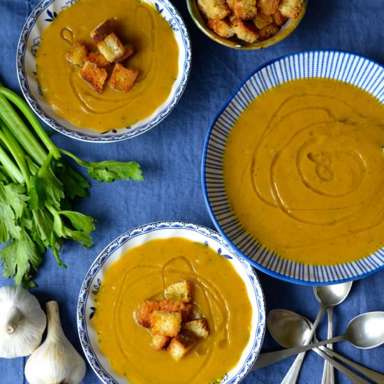 Moorish Soup with Tostones