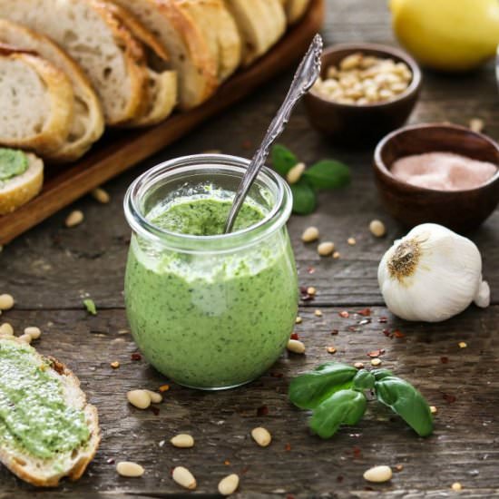 Summer Zucchini Pesto