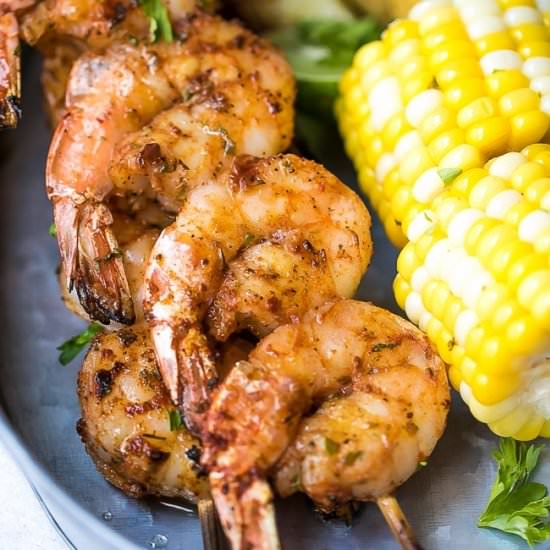 Grilled Blackened Shrimp