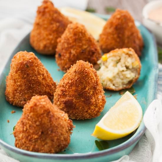 Sweet Corn Arancini