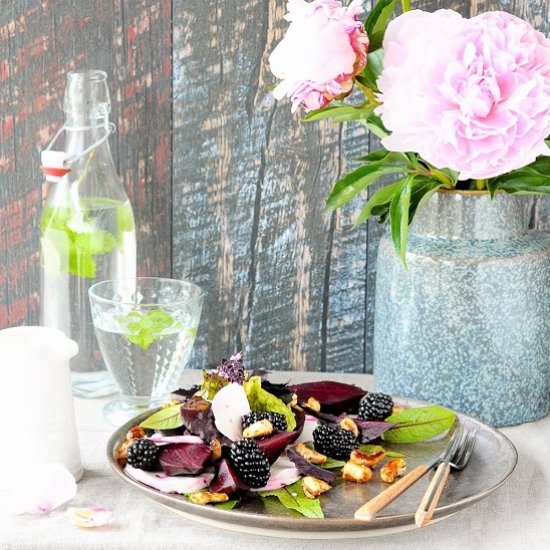 Beetroot and Blackberry Salad