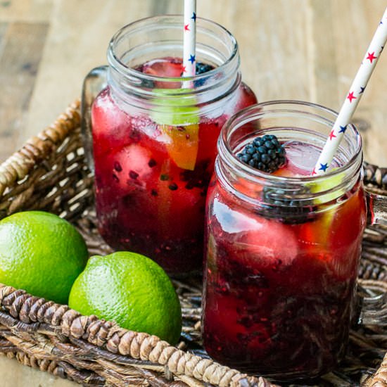Blackberry Lime Margaritas