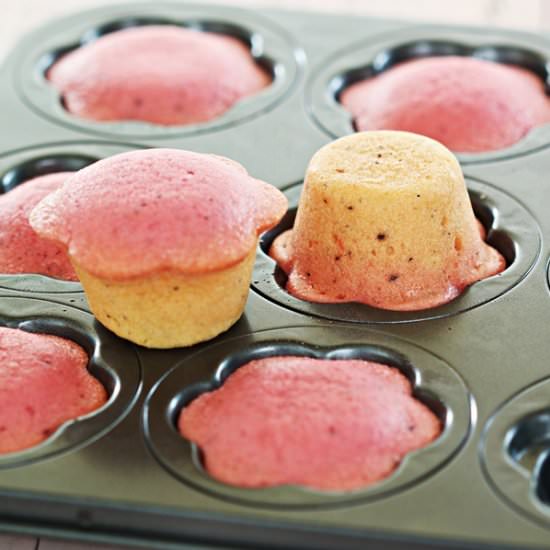 Red Dragon Fruit Cakes