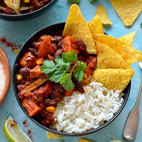 Easy Veggie Chilli