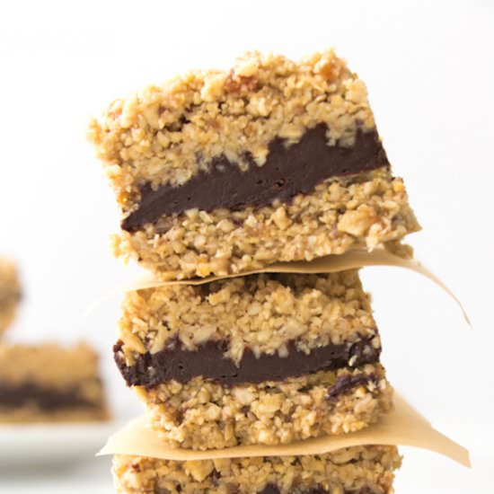 Vegan Chocolate Filled Snack Bars