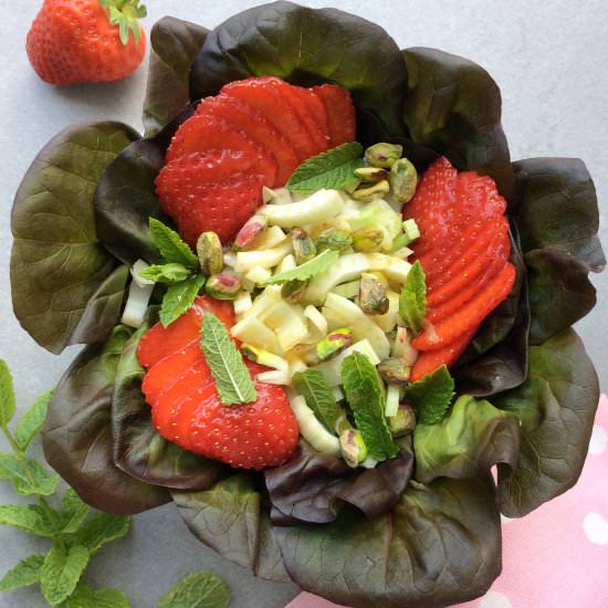 Fennel Strawberry Mint Summer Salad