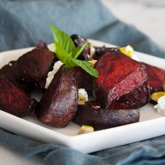 Roasted Beet and Goat Cheese Salad
