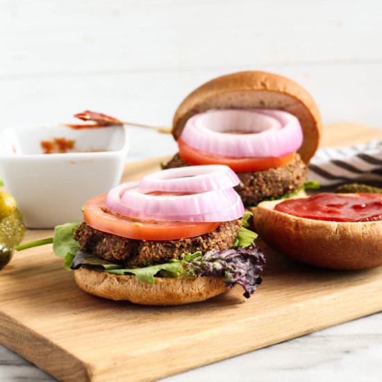 Sweet Potato Black Bean Burgers