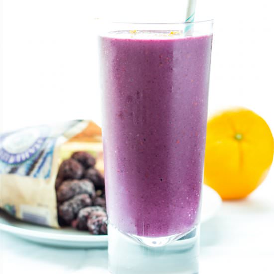 Orange & Ginger Blackberry Smoothie