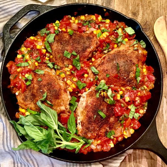 Summer Chicken Cacciatore