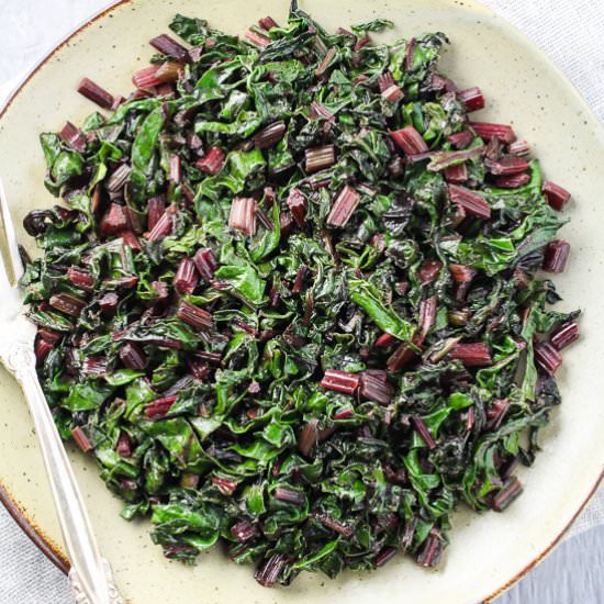 Sauteed Beet Greens