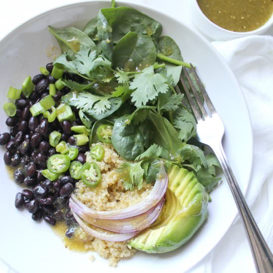 Black Bean Quinoa Buddha Bowl