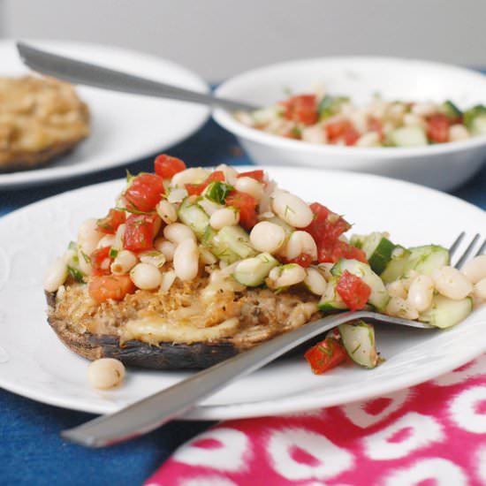 Clam Stuffed Mushrooms with Relish