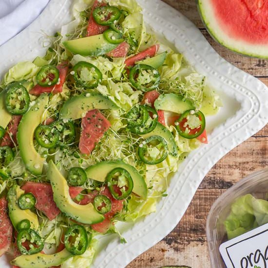 Spicy Watermelon & Avocado Salad