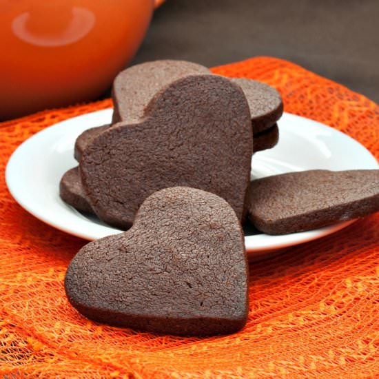 Chocolate Shortbread Cookies